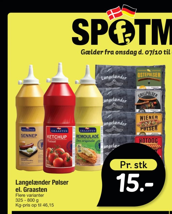 Langelænder Pølser el. Graasten – fakta Tyskland