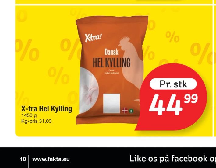 X-tra Hel Kylling – fakta Tyskland