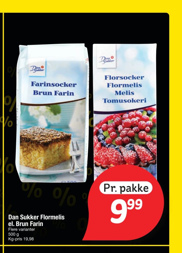 Dan Sukker Flormelis el. Brun Farin – fakta Tyskland