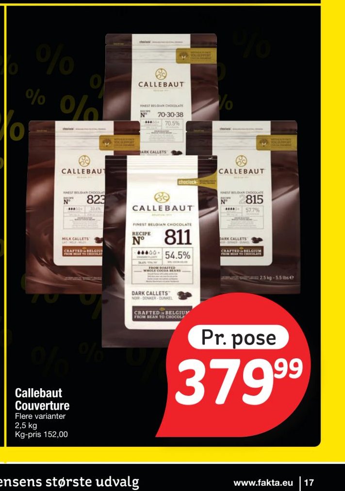 Callebaut Couverture – fakta Tyskland