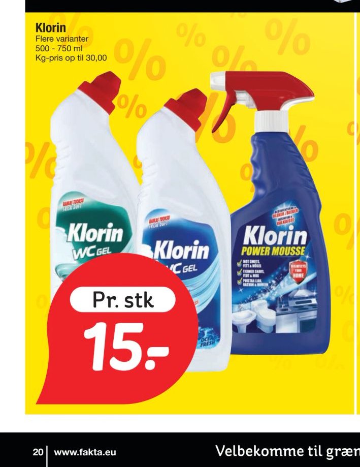 Klorin – fakta Tyskland