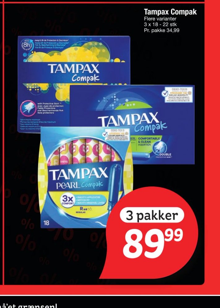 Tampax Compak – fakta Tyskland
