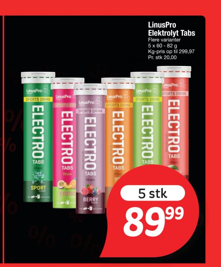 LinusPro Elektrolyt Tabs – fakta Tyskland