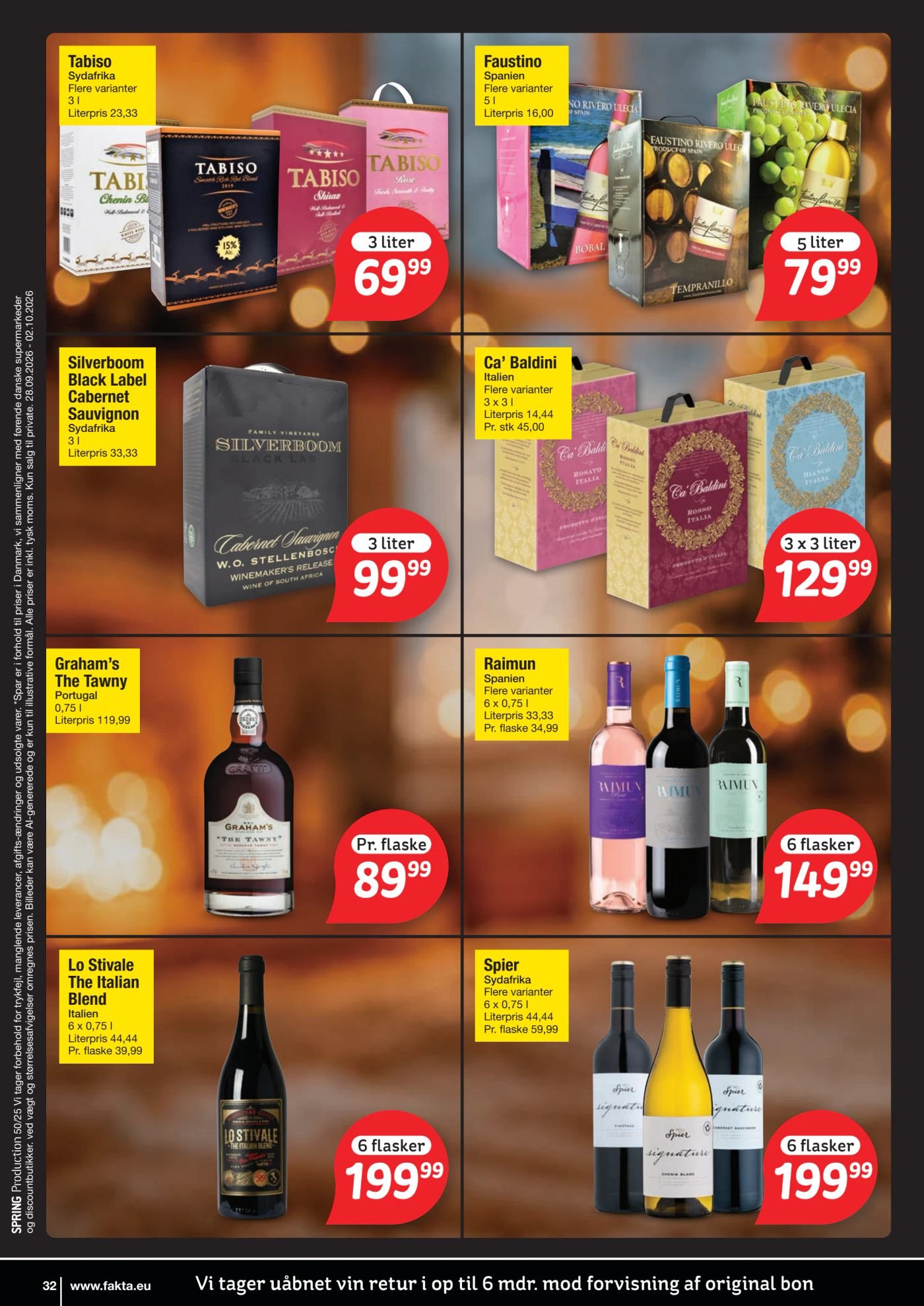 Ca' Boldini Italien Flere varianter 3 x 3 liter – fakta Tyskland