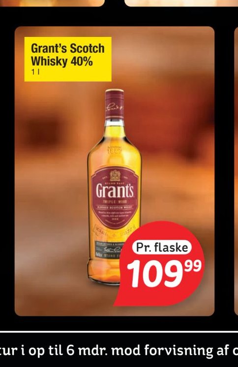 Grant’s Scotch Whisky 40% – fakta Tyskland