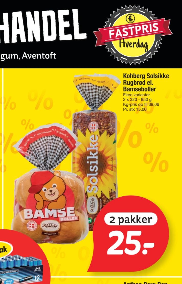 Kohberg Solsikke Rugbrød el. Bamseboller – fakta Tyskland
