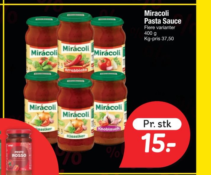 Miracoli Pasta Sauce – fakta Tyskland