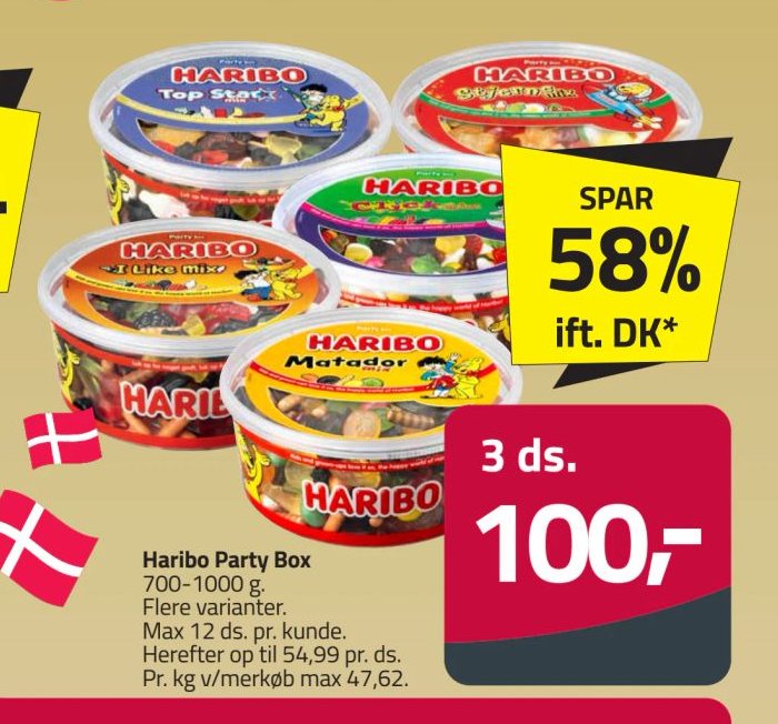 Haribo Party Box – Fleggaard