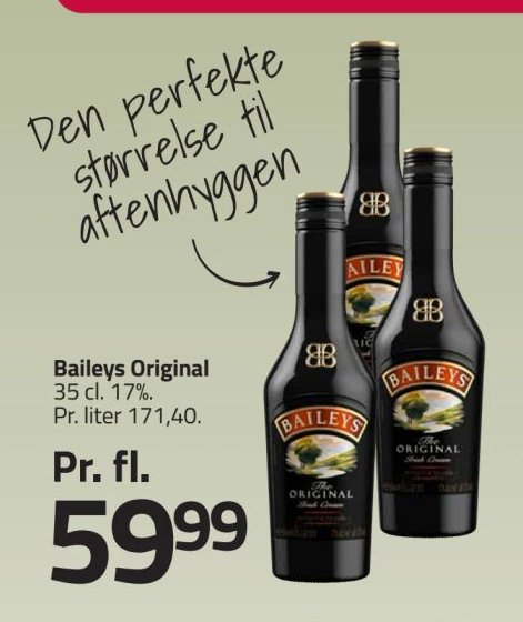 Baileys Original 35 cl. 17%. – Fleggaard