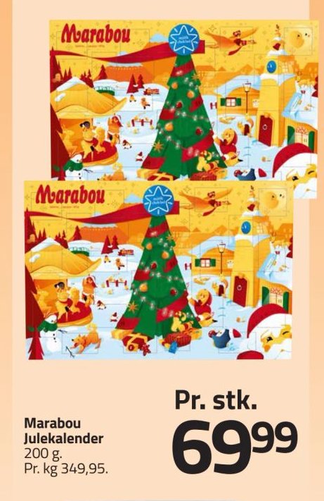 Marabou Julekalender 200 g – Fleggaard