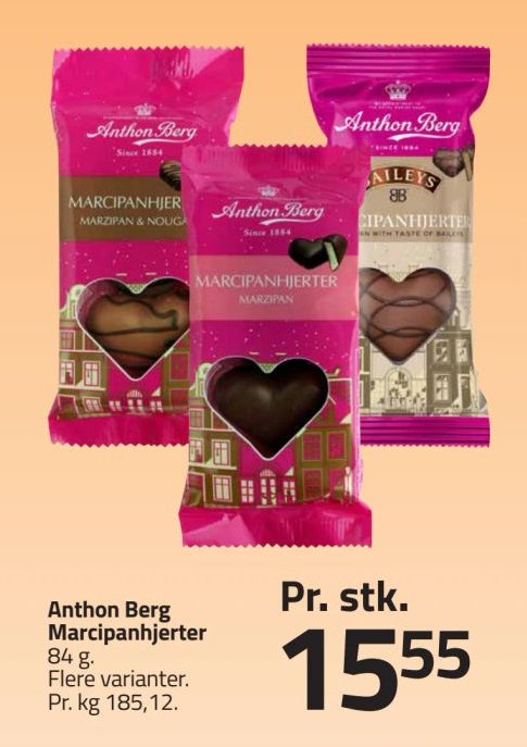 Anthon Berg Marcipanhjerter – Fleggaard
