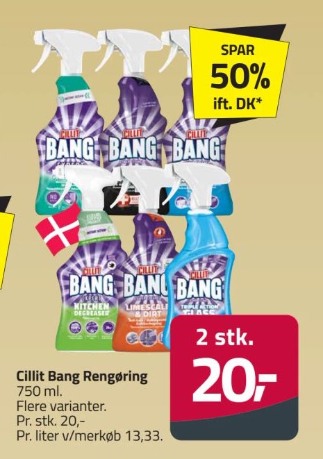 Cillit Bang Rengøring 750 ml Flere varianter – Fleggaard
