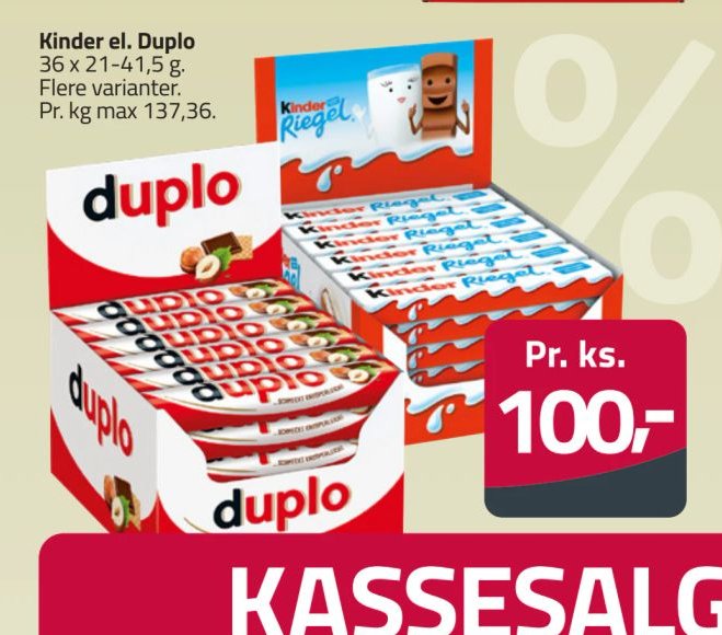 Kinder el. Duplo – Fleggaard