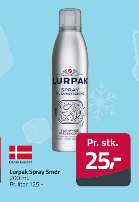 Lurpak Spray Smør 200 ml. – Fleggaard