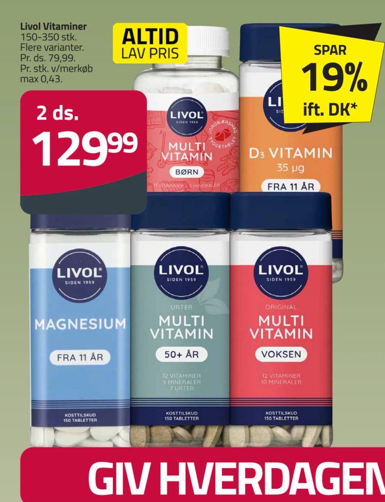 Livol Vitaminer – Fleggaard