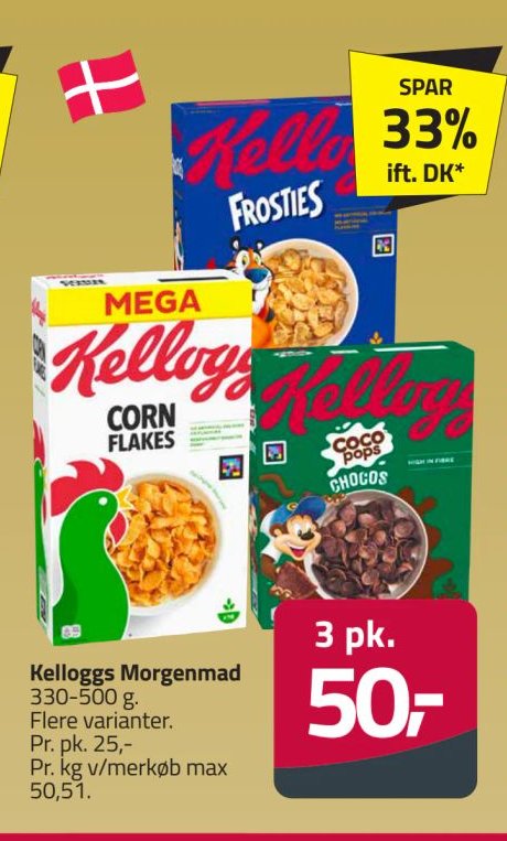 Kelloggs Morgenmad – Fleggaard
