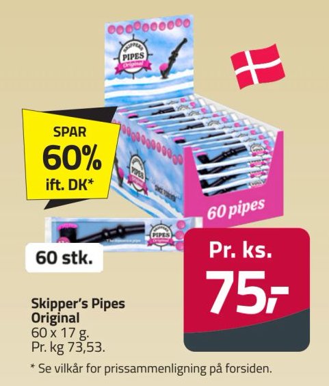 Skipper’s Pipes Original – Fleggaard