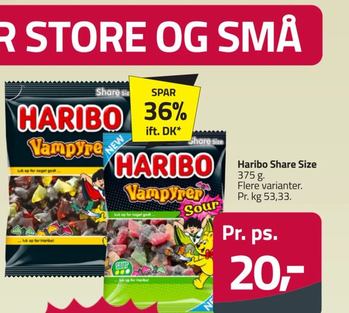 Haribo Share Size – Fleggaard