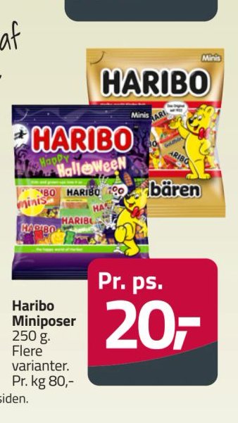 Haribo Miniposer – Fleggaard