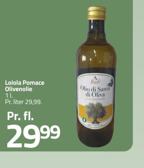 Loiola Pomace Olivenolie – Fleggaard