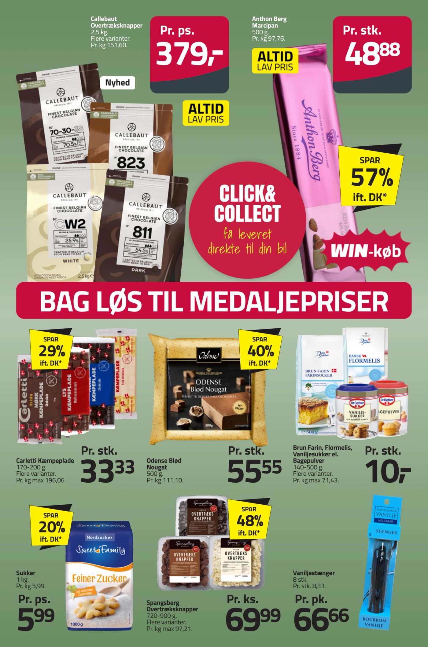Callebaut Overtræksknapper – Fleggaard