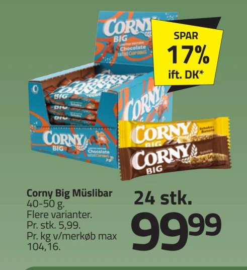 Corny Big Müslibar – Fleggaard