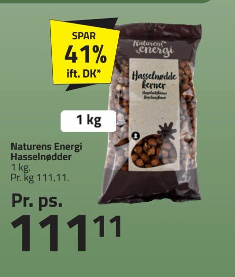 Naturens Energi Hasselnødder – Fleggaard
