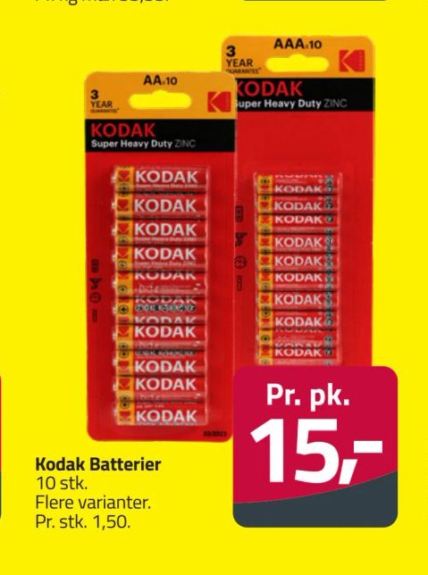 Kodak Batterier – Fleggaard