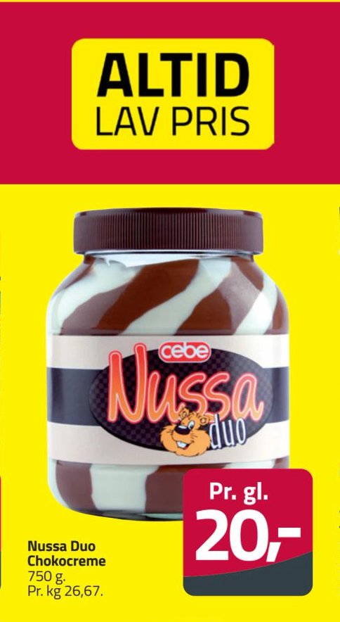 Nussa Duo Chokocreme – Fleggaard