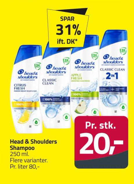 Head & Shoulders Shampoo – Fleggaard