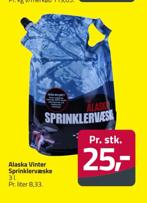 Alaska Vinter Sprinklervæske – Fleggaard
