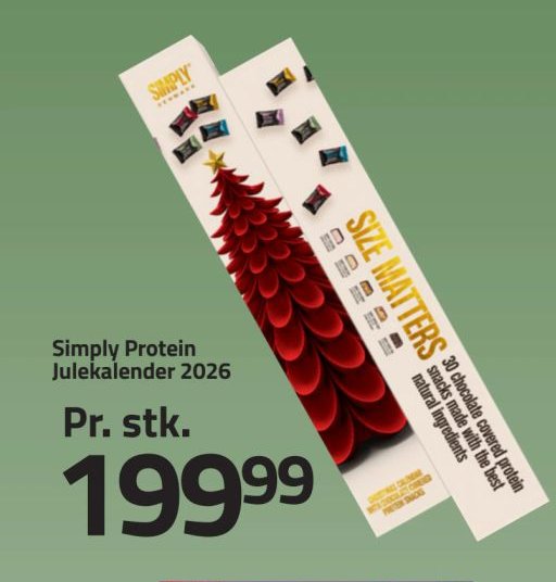 Simply Protein Julekalender 2026 – Fleggaard