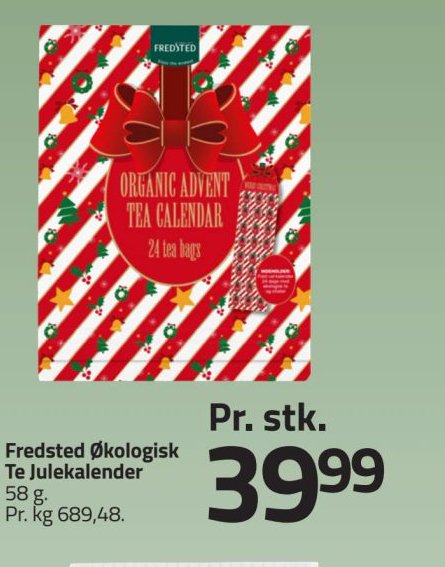 Fredsted Økologisk Te Julekalender – Fleggaard