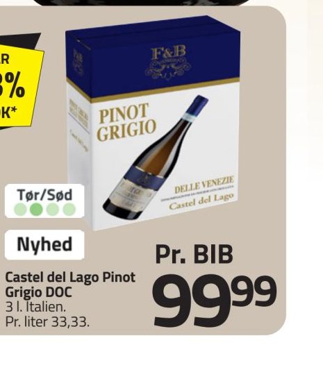 Castel del Lago Pinot Grigio DOC – Fleggaard