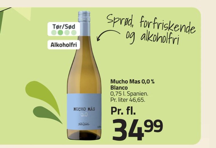 Mucho Mas 0,0 % Blanco – Fleggaard