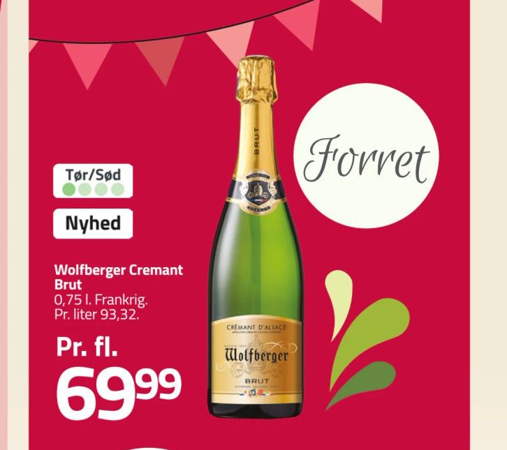 Wolfberger Cremant Brut – Fleggaard