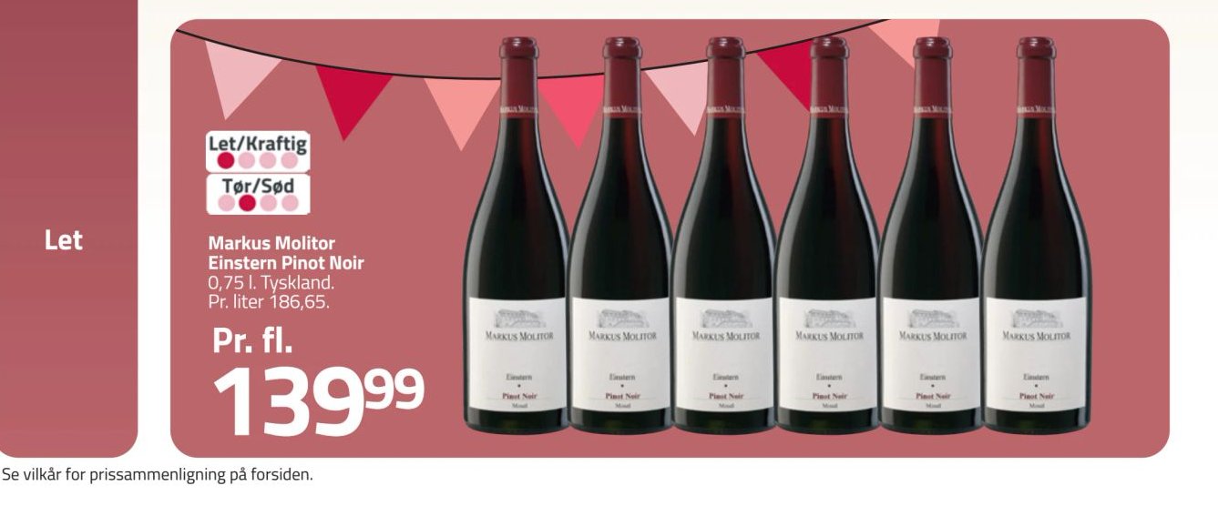 Markus Molitor Einstern Pinot Noir – Fleggaard
