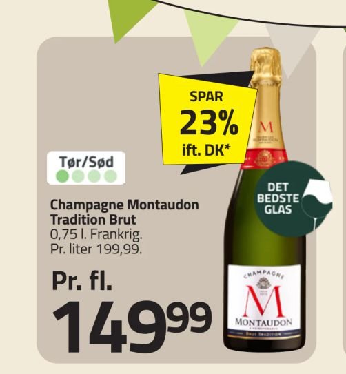 Champagne Montaudon Tradition Brut – Fleggaard