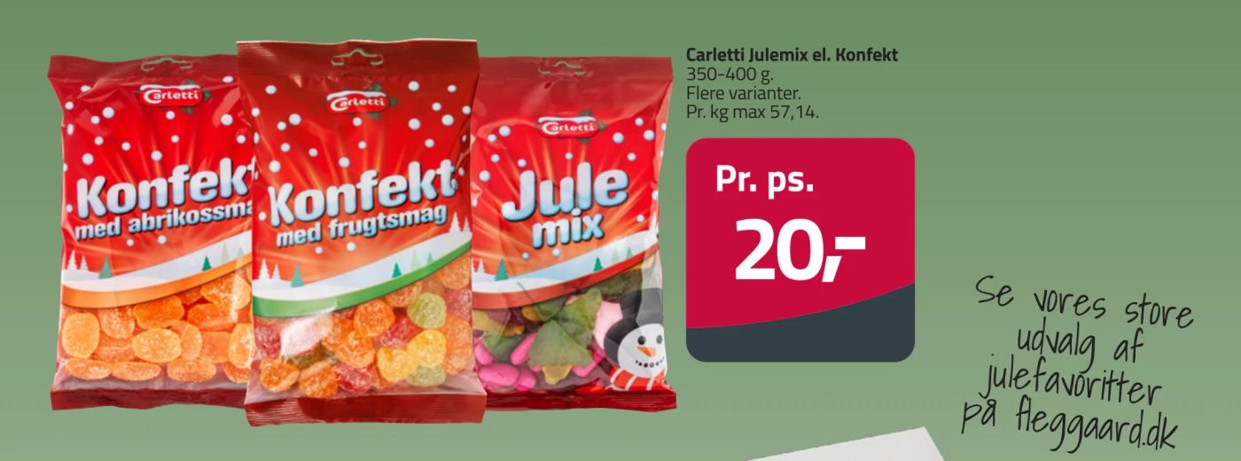 Carletti Julemix el. Konfekt – Fleggaard