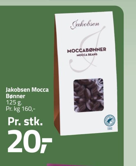 Jakobsen Mocca Bønner – Fleggaard