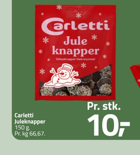 Carletti Juleknapper – Fleggaard