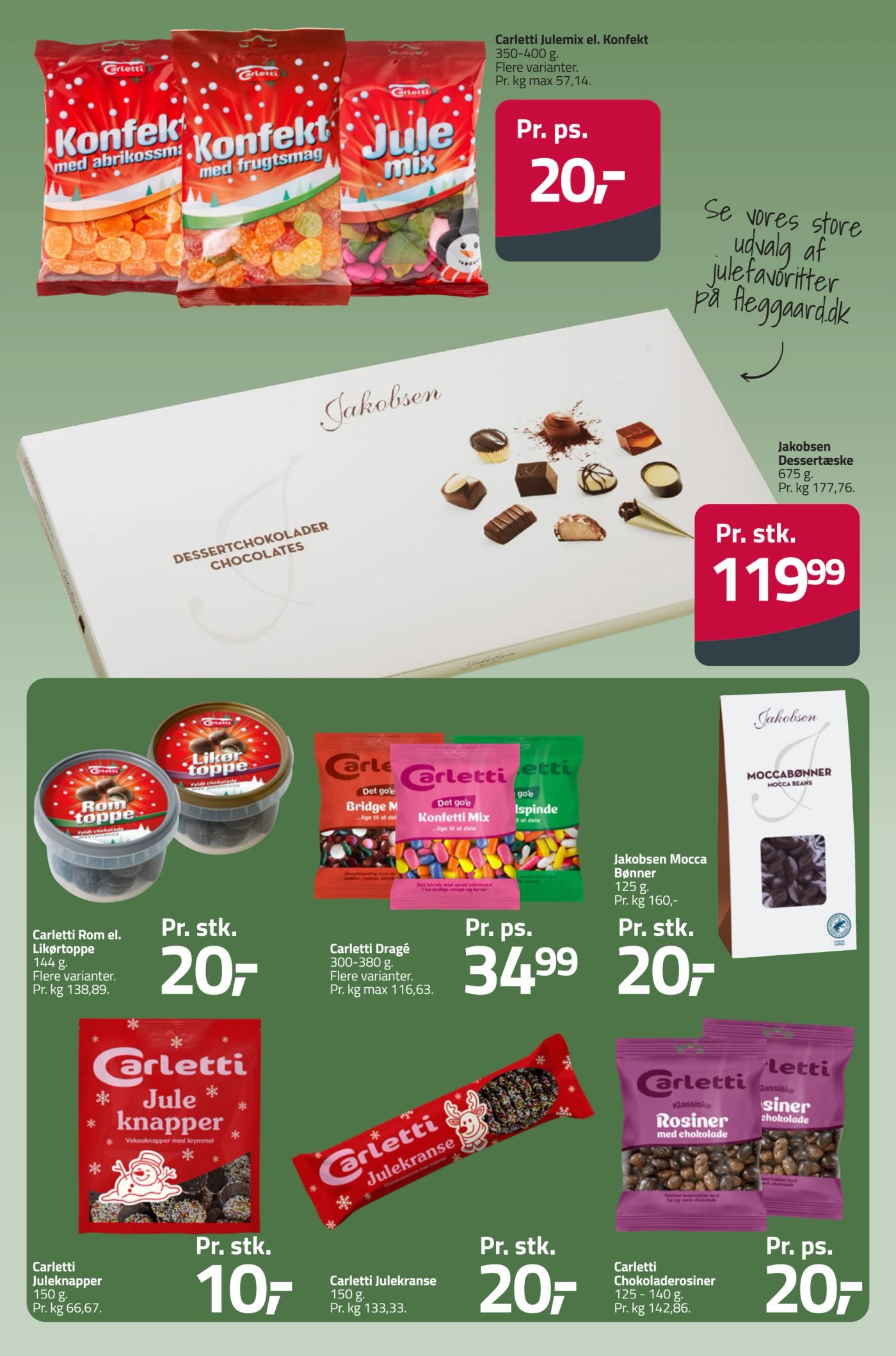 Jakobsen Dessertæske – Fleggaard