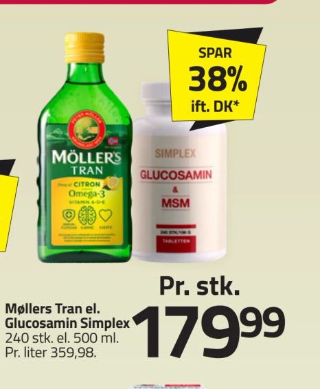 Møllers Tran el. Glucosamin Simplex – Fleggaard