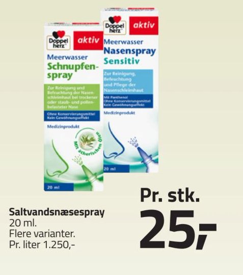 Saltvandsnæsespray – Fleggaard