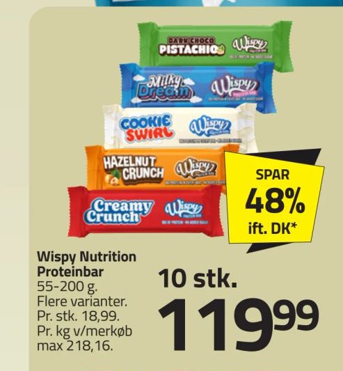 Wispy Nutrition Proteinbar – Fleggaard