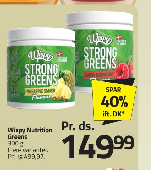 Wispy Nutrition Greens – Fleggaard