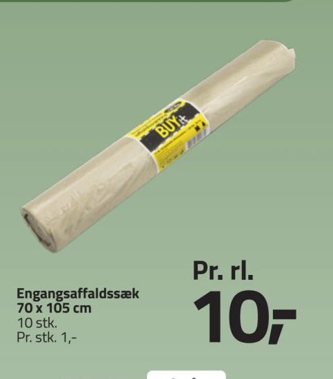 Engangsaffaldssæk 70 x 105 cm – Fleggaard