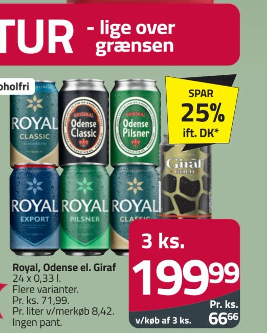 Royal, Odense el. Giraf – Fleggaard