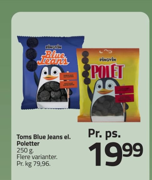 Toms Blue Jeans el. Poletter – Fleggaard
