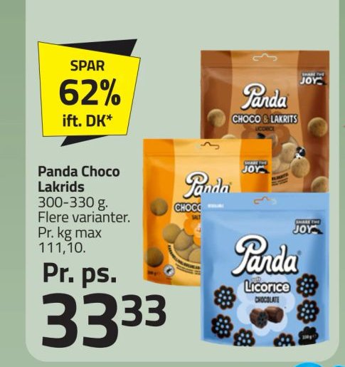 Panda Choco Lakrids – Fleggaard